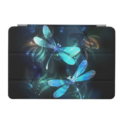 Lake Glowing Dragonflies iPad Mini Cover