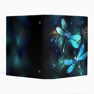 Lake Glowing Dragonflies Mini Binder