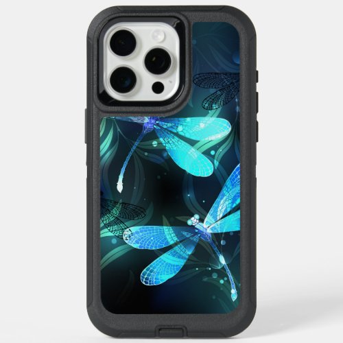 Lake Glowing Dragonflies iPhone 15 Pro Max Case