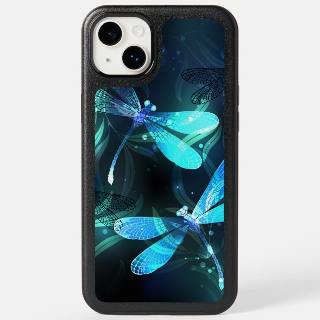 Lake Glowing Dragonflies Otterbox iPhone Case (Back)