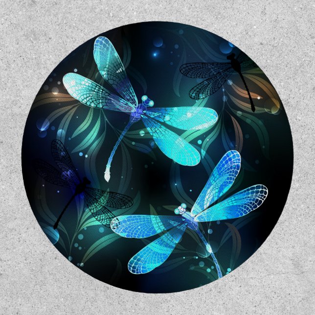 Lake Glowing Dragonflies Patch (Front)