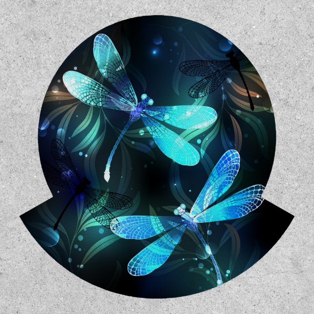 Lake Glowing Dragonflies Patch (Front)