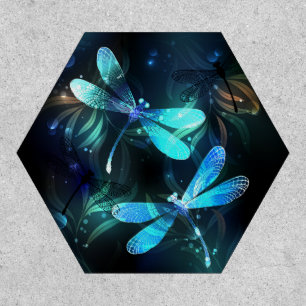 Lake Glowing Dragonflies Patch