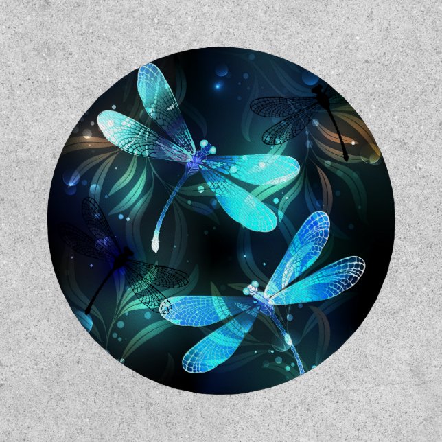 Lake Glowing Dragonflies Patch (Front)
