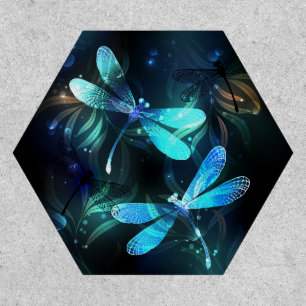 Lake Glowing Dragonflies Patch