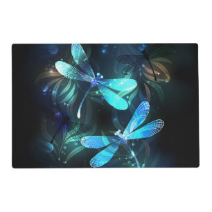 Lake Glowing Dragonflies Placemat
