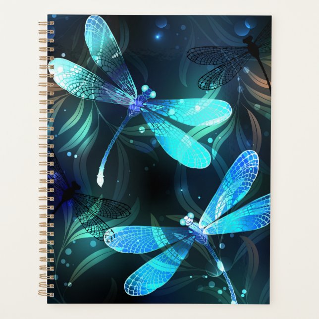 Lake Glowing Dragonflies Planner (Front)