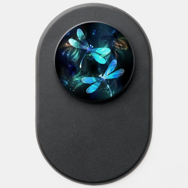 Lake Glowing Dragonflies PopSocket (Popsocket)