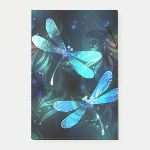 Lake Glowing Dragonflies Post-it Notes