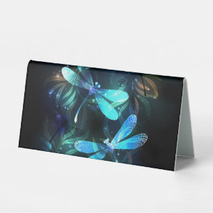 Lake Glowing Dragonflies Table Tent