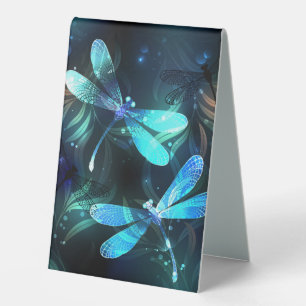 Lake Glowing Dragonflies Table Tent