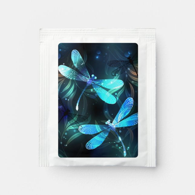 Lake Glowing Dragonflies Tea Bag Drink Mix (Front)