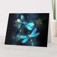 Lake Glowing Dragonflies