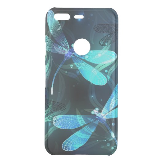 Lake Glowing Dragonflies Uncommon Google Pixel Case (Back)