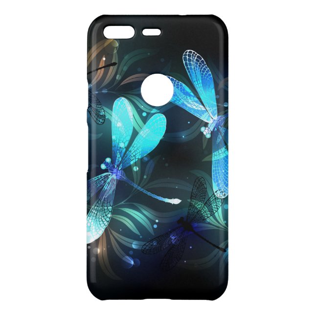 Lake Glowing Dragonflies Uncommon Google Pixel Case (Back)