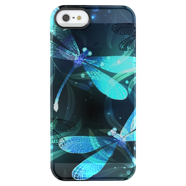 Lake Glowing Dragonflies Uncommon iPhone Case (Back)