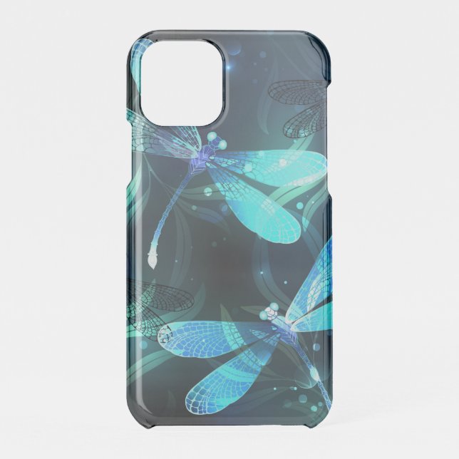 Lake Glowing Dragonflies Uncommon iPhone Case (Back)