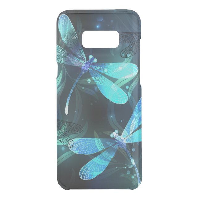 Lake Glowing Dragonflies Uncommon Samsung Galaxy Case (Back)