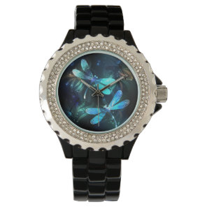 Lake Glowing Dragonflies Watch