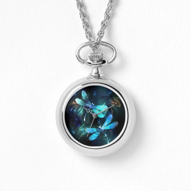 Lake Glowing Dragonflies Watch (Front)