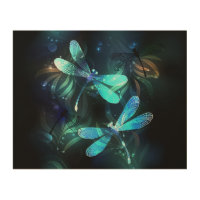 Lake Glowing Dragonflies