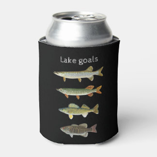 Lake goals fishing musky pike walleye small mouth can cooler