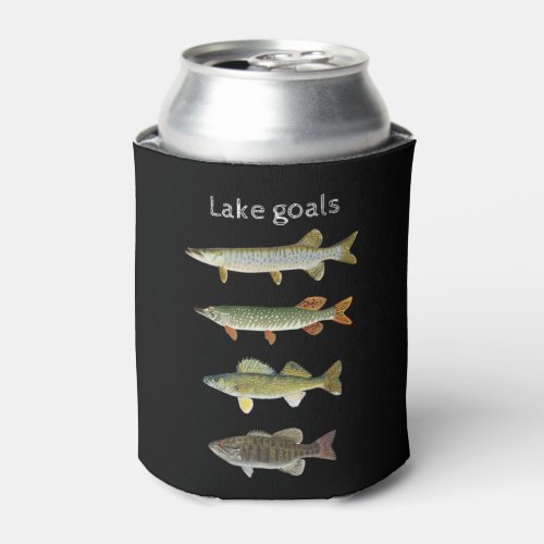 Lake goals fishing musky pike walleye small mouth  can cooler