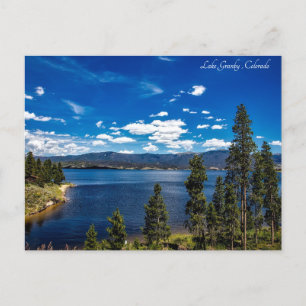 Lake Granby, Colorado Holiday Postcard