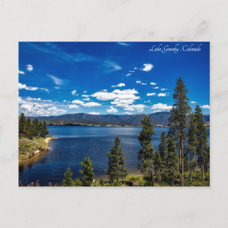 Lake Granby, Colorado Holiday Postcard