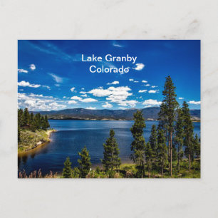 Lake Granby, Colorado (labeled) Postcard