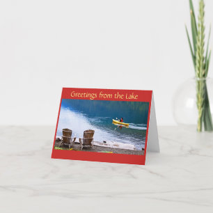 **LAKE GREETINGS** FOR CHRISTMAS & NEW YEAR CARD