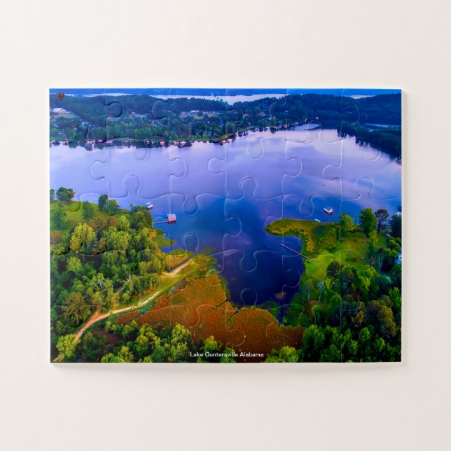 Lake Guntersville Alabama Jigsaw Puzzle (Horizontal)