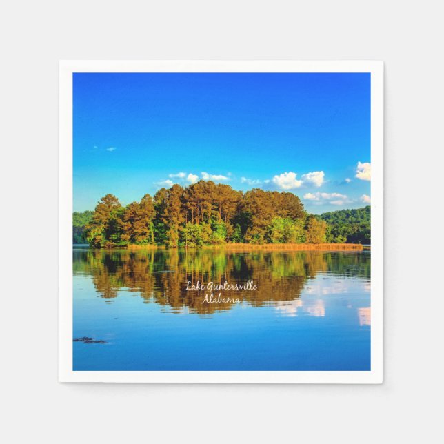 Lake Guntersville, Alabama Napkins (Front)