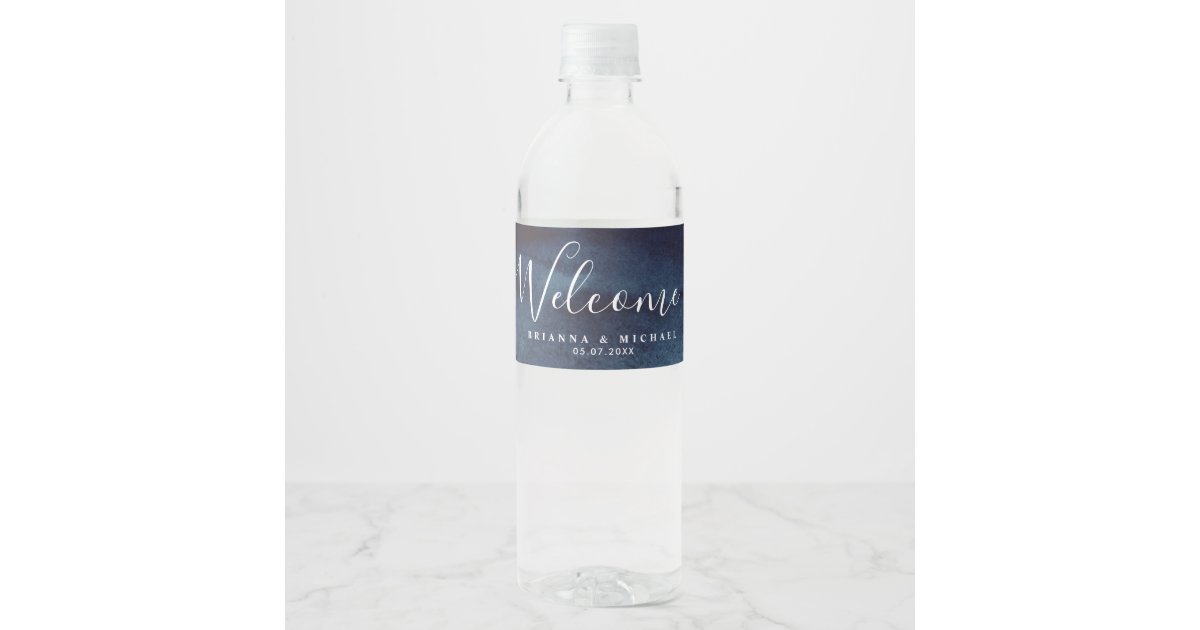 Wedding labels water bottles