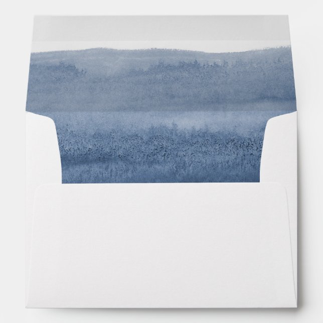 Lake Harbor Fog Wedding | Envelope (Back (Bottom))