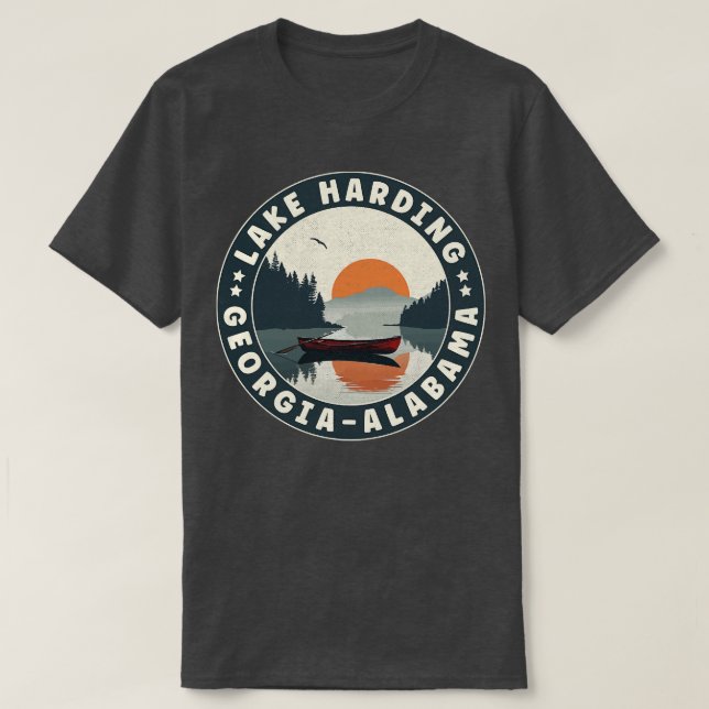 Lake Harding GeorgiaAlabama Sunset TShirt (Design Front)