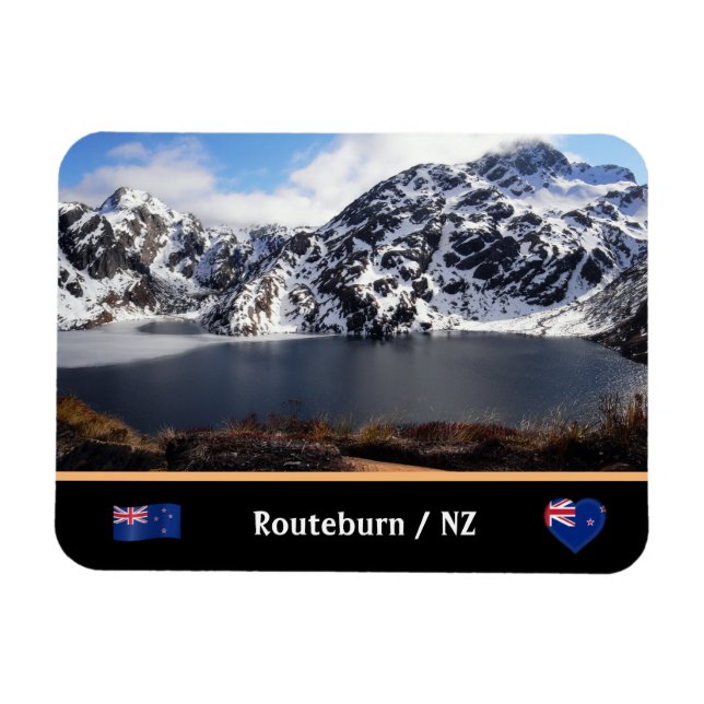 Lake Haris & Routeburn track /New Zealand Magnet (Horizontal)