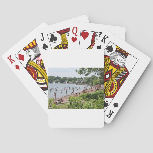 Lake Harriet Shoreline and Band Shell Poker Cards (Back)