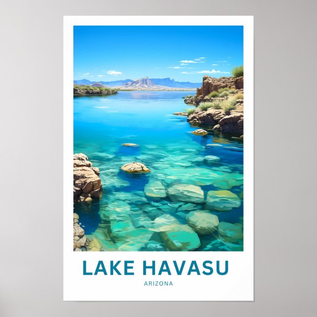 Lake Havasu Arizona Travel Print (Front)