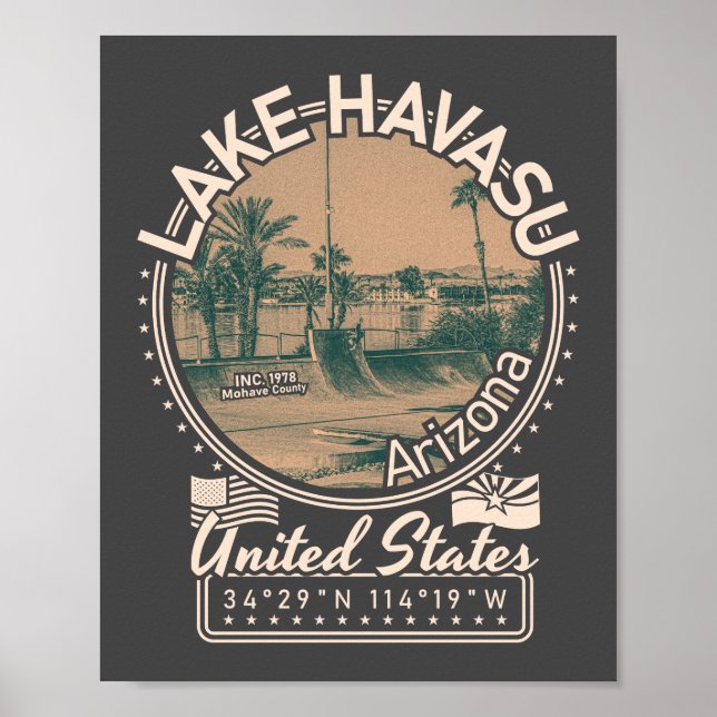 LAKE HAVASU CITY - ARIZONA POSTER (Front)