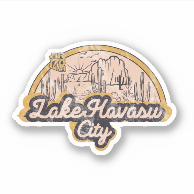 Lake Havasu City, Arizona  Sticker (Front)
