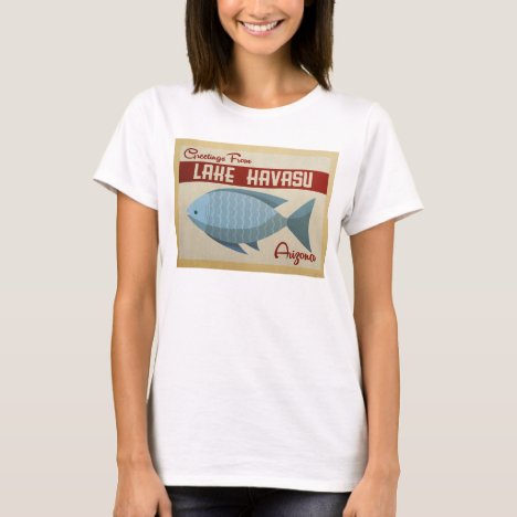 Lake Havasu Fish Vintage Travel T-Shirt