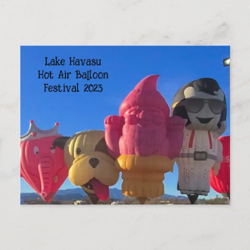 Lake Havasu Hot Air Balloon Festival 2023     Postcard