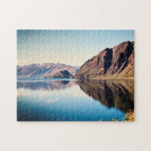 Lake Hawea New Zealand Otago travel Jigsaw Puzzle