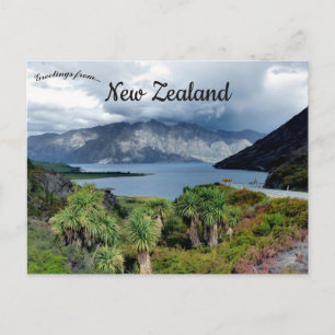 Lake Hawea Otago New Zealand Postcard