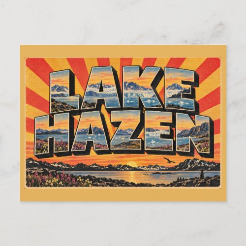 Lake Hazen NU Thermal Oasis Arctic Lake Art Postcard