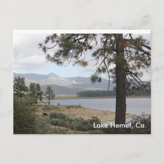 Lake Hemet, California Postcard