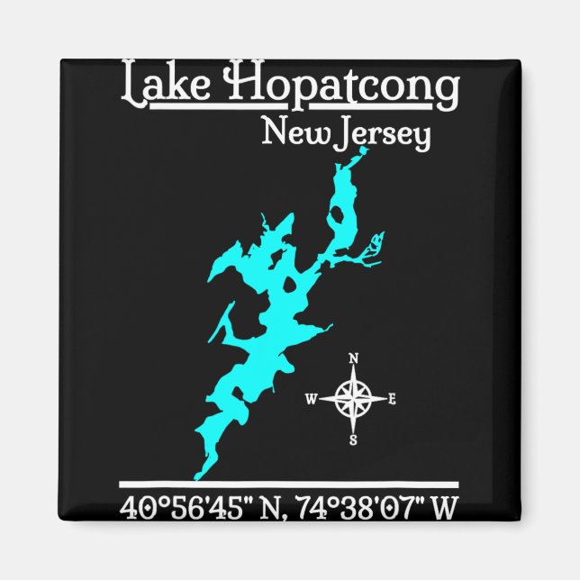 Lake Hopatcong - New Jersey  Magnet (Front)