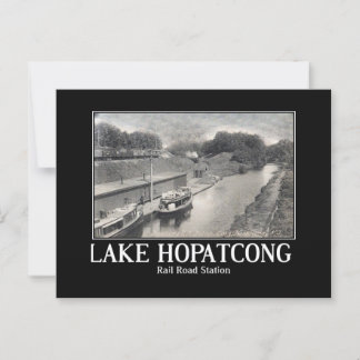 Lake Hopatcong Rail Road Station 1910s Postcard