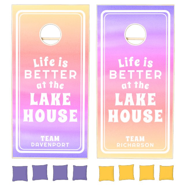 Lake House Cornhole Set (Set)